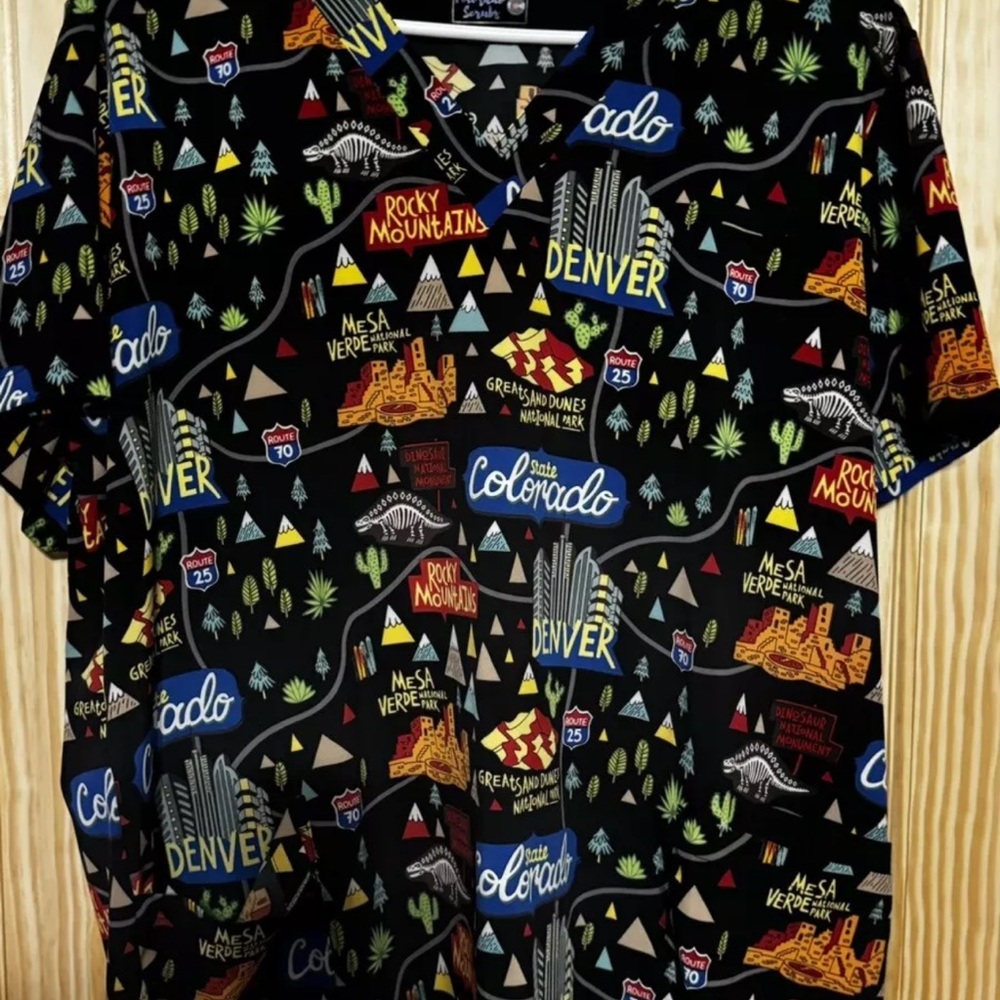Colorado Scrub Top XL
